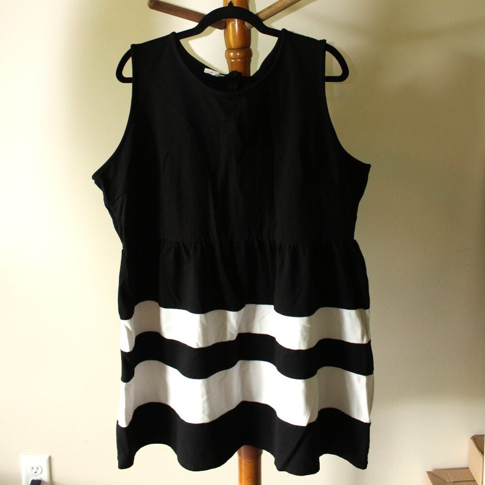 Maurice's Black and White Dress
